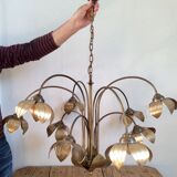 Luster brass flowers