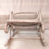 Footstool known as a "flâneuse" in bentwood by Thonet - 1910s/20s