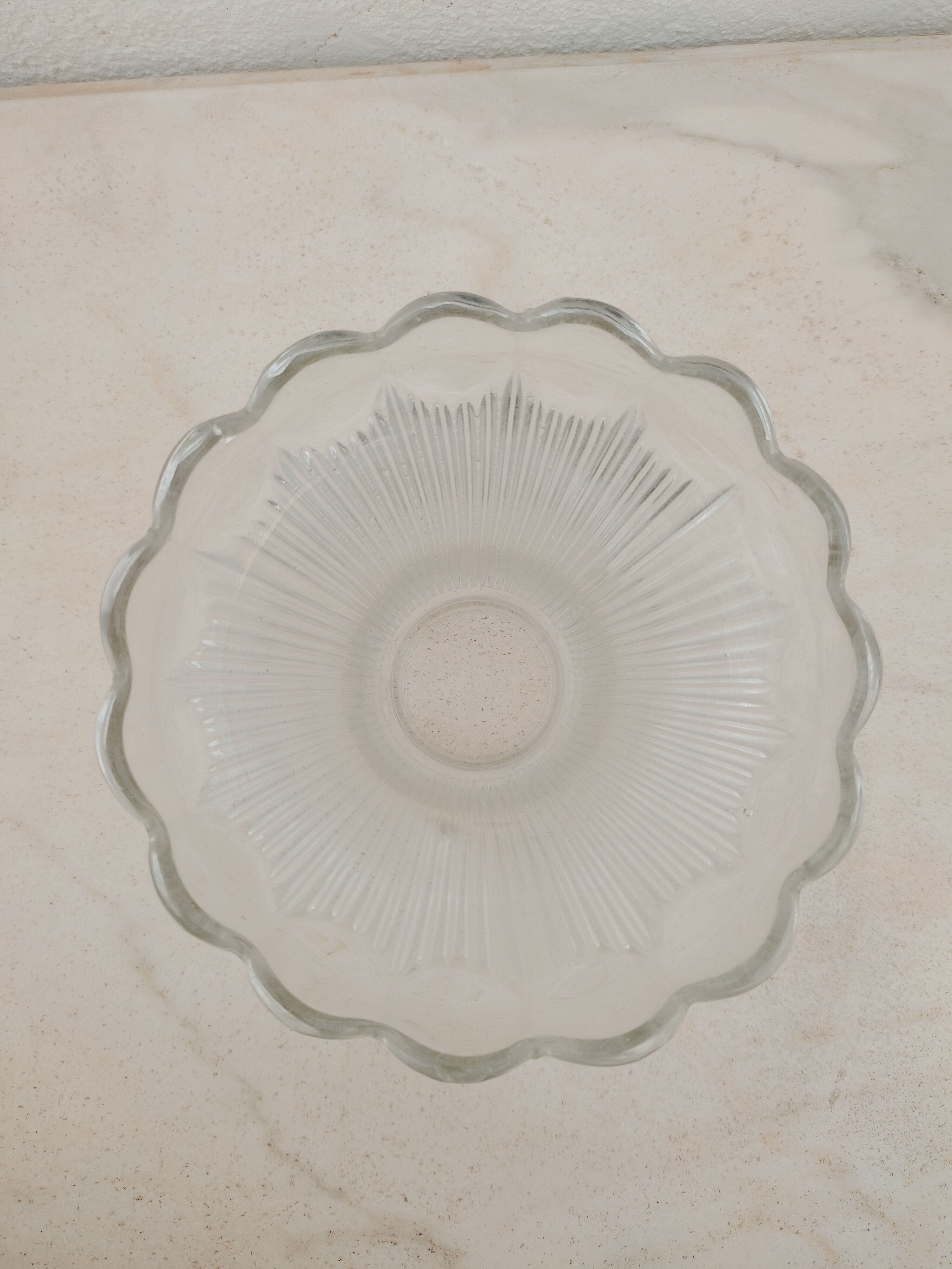 Glass holophanous tulip