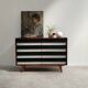 Commode U-453 noire par Jiri Jiroutek pour Interier Praha 1960