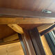 Oval teak table extendable with two leaves, Baumann style.