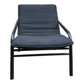 Black fireside chair