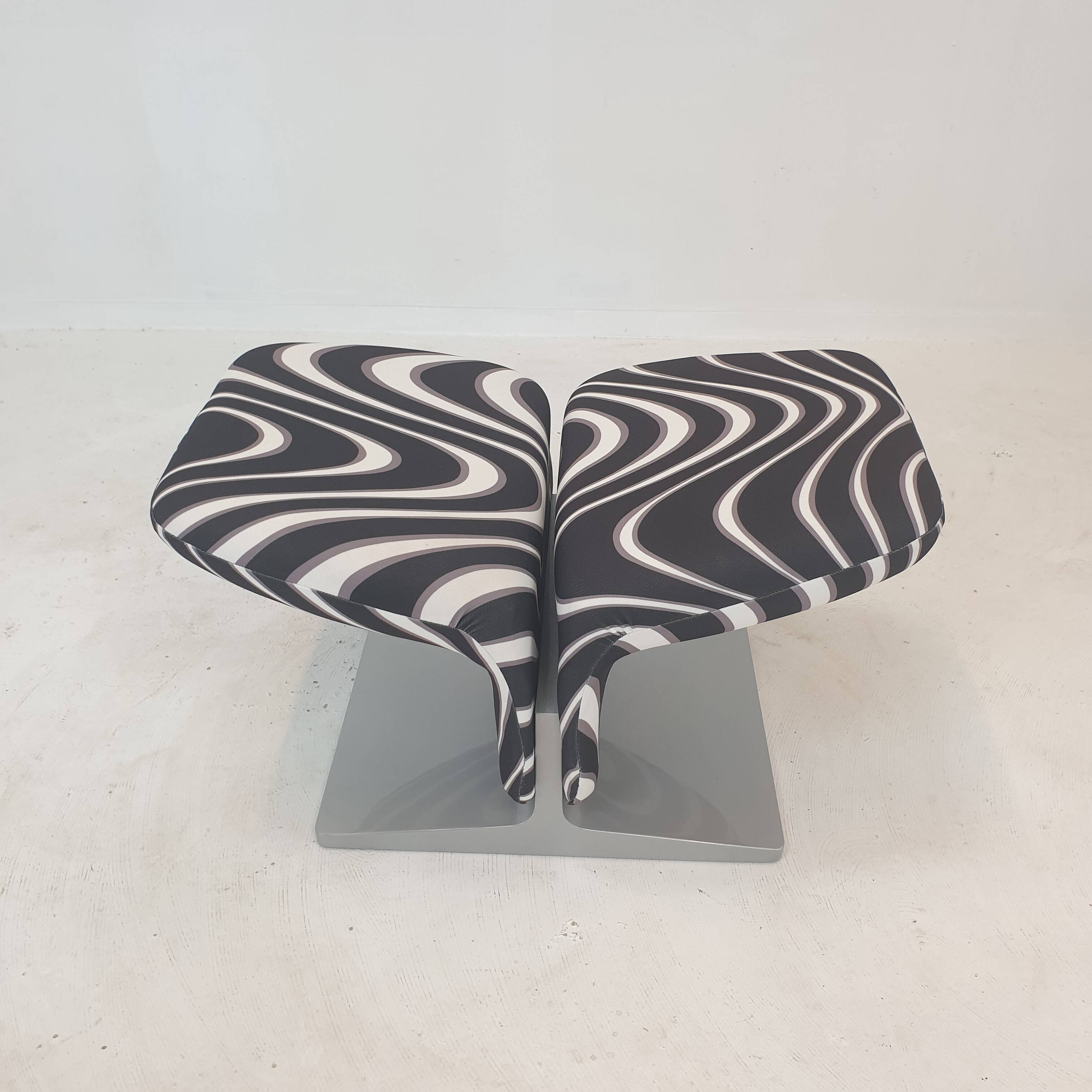 Ribbon Chair With Ottoman by Pierre Paulin for Artifort, 1990's