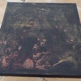 Vintage professional bistro table and its cast iron base