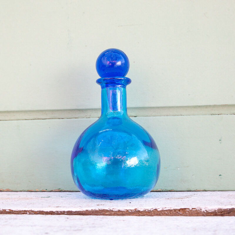 Blue flask