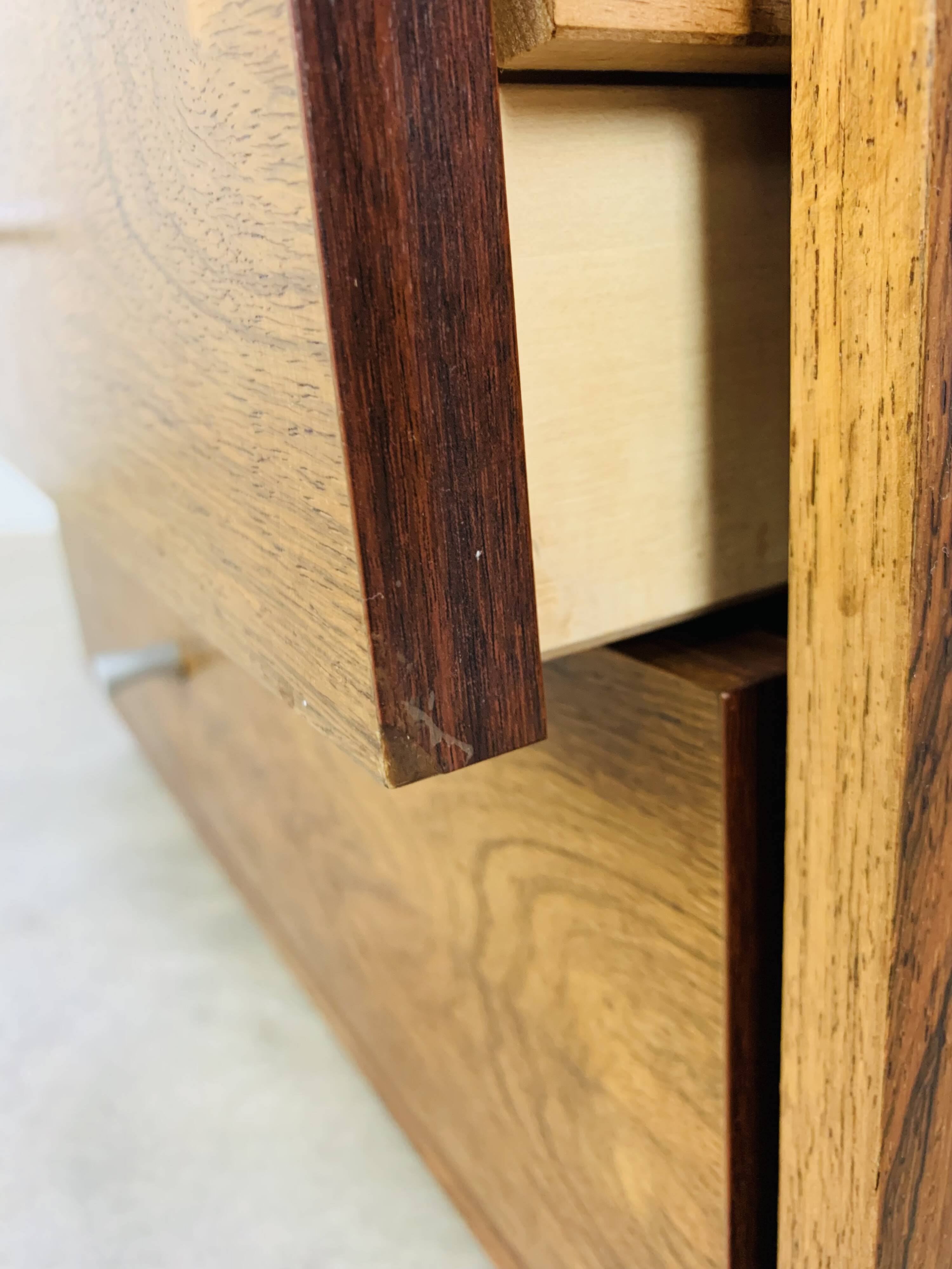 Rosewood chest of drawers from the 70s