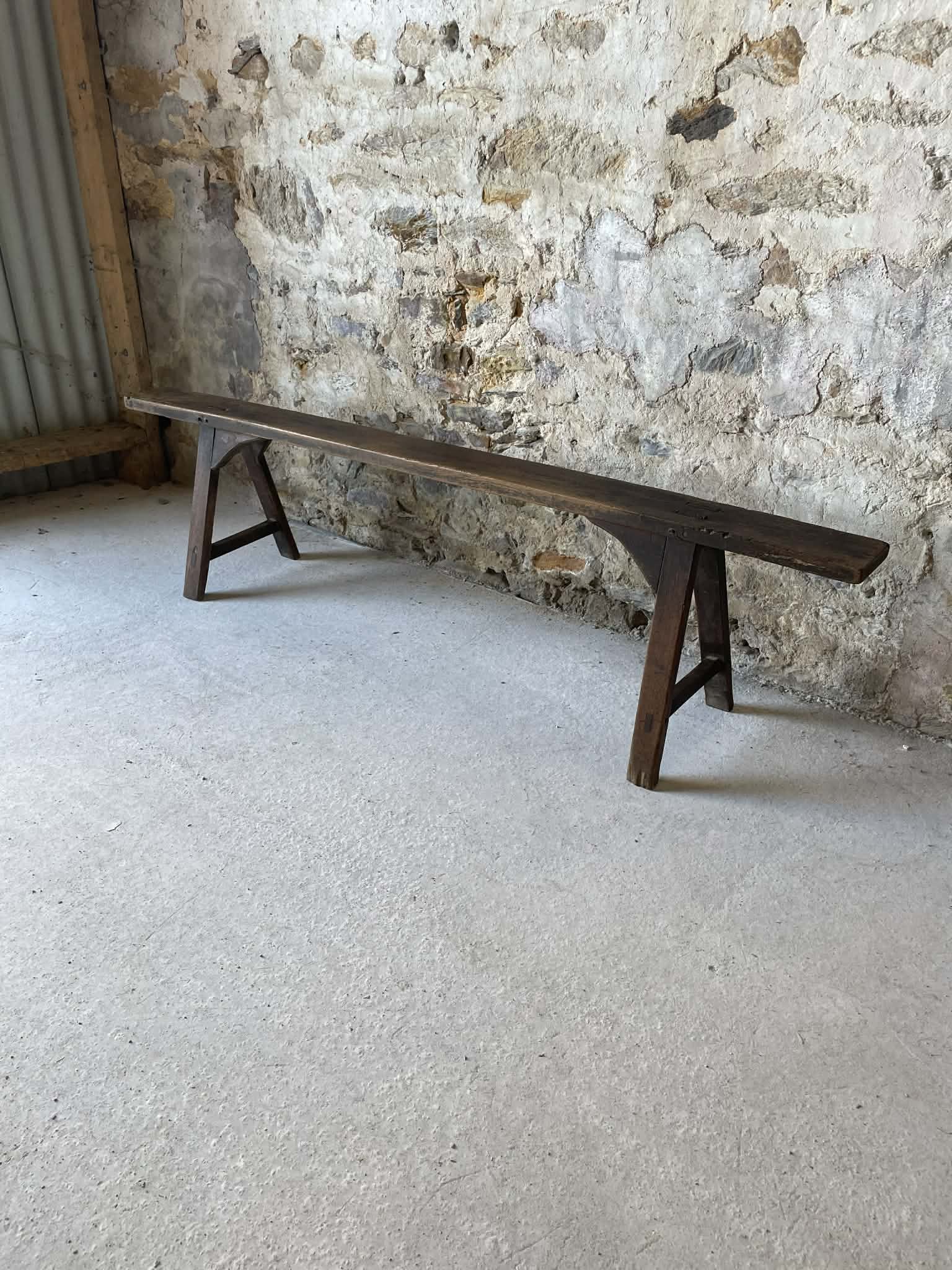 Old wooden bench – 185 cm long