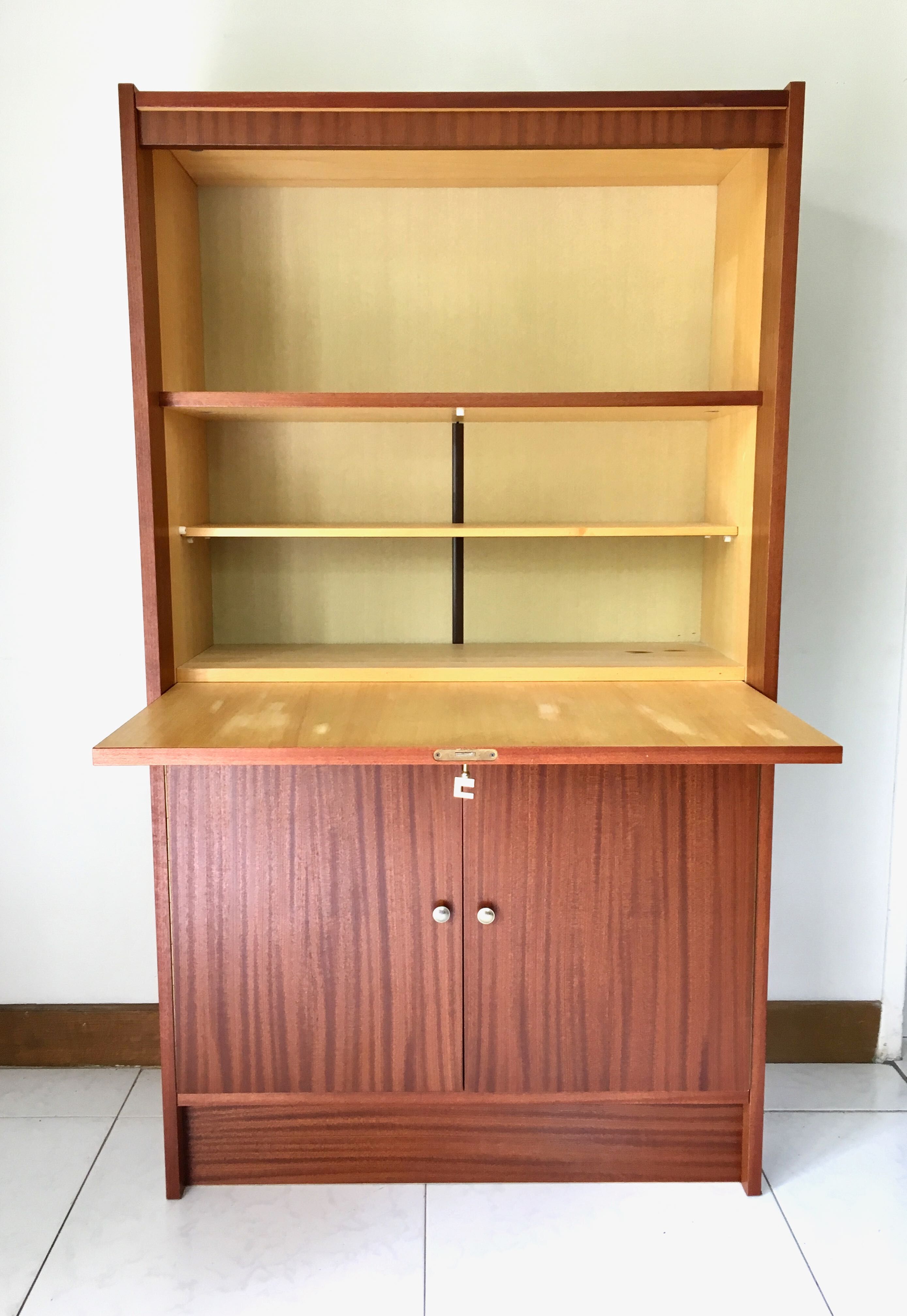 Secrétaire bureau en teck, 1970