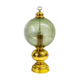 Table lamp in brass and blown glass, Caccia Dominioni style 60s