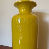 Large yellow vase West Germany 70s