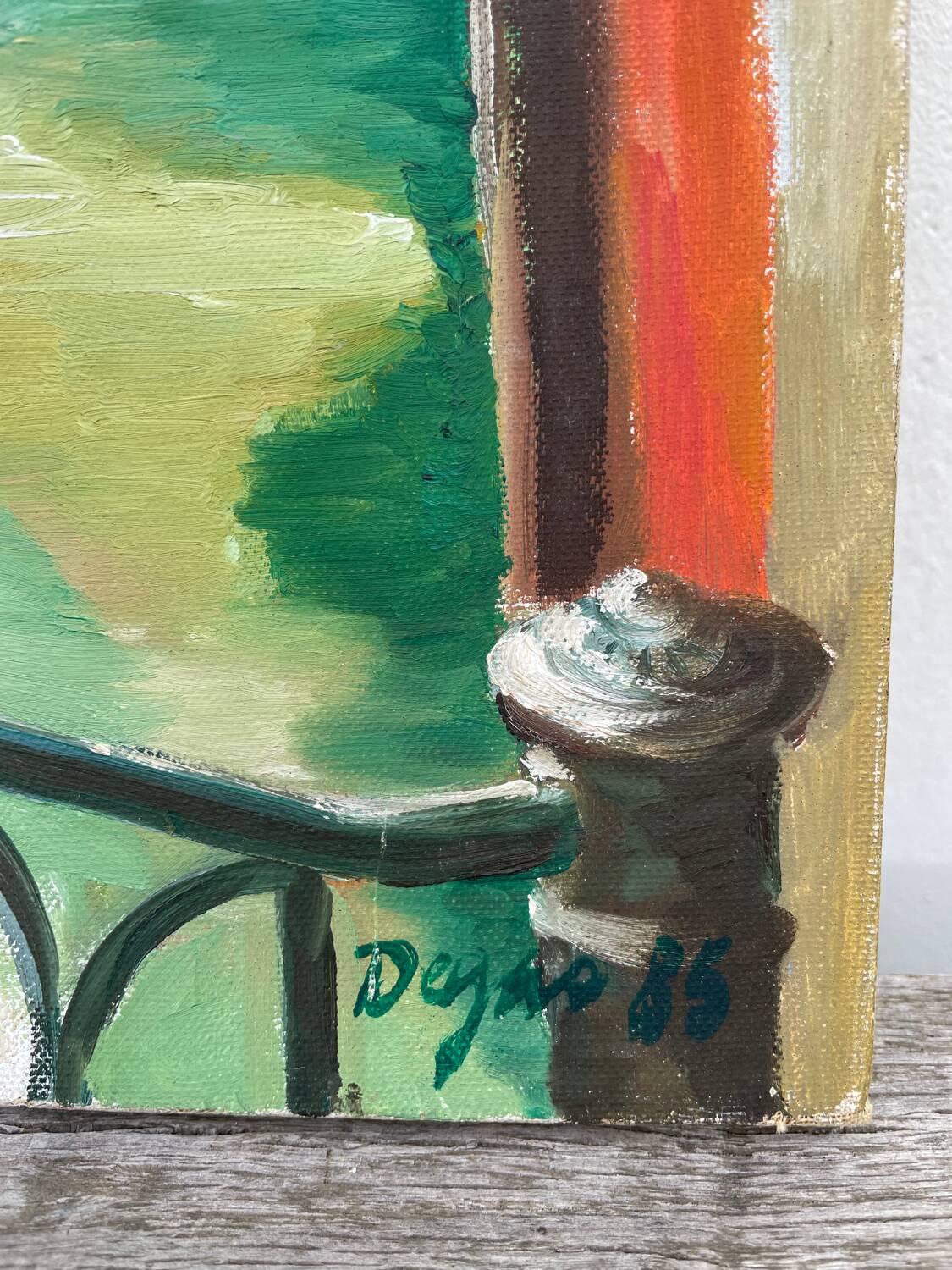 Oil on canvas of Venice