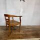 Vintage beech armchair