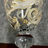 luxurious crystal vase and tray set / Murano - Baccarat