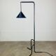Tripod reading lamp, wrought iron, industrial style, handmade.