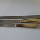 Complete 2-tiered housewife 12 table knives and 12 cheese table knives horn handle