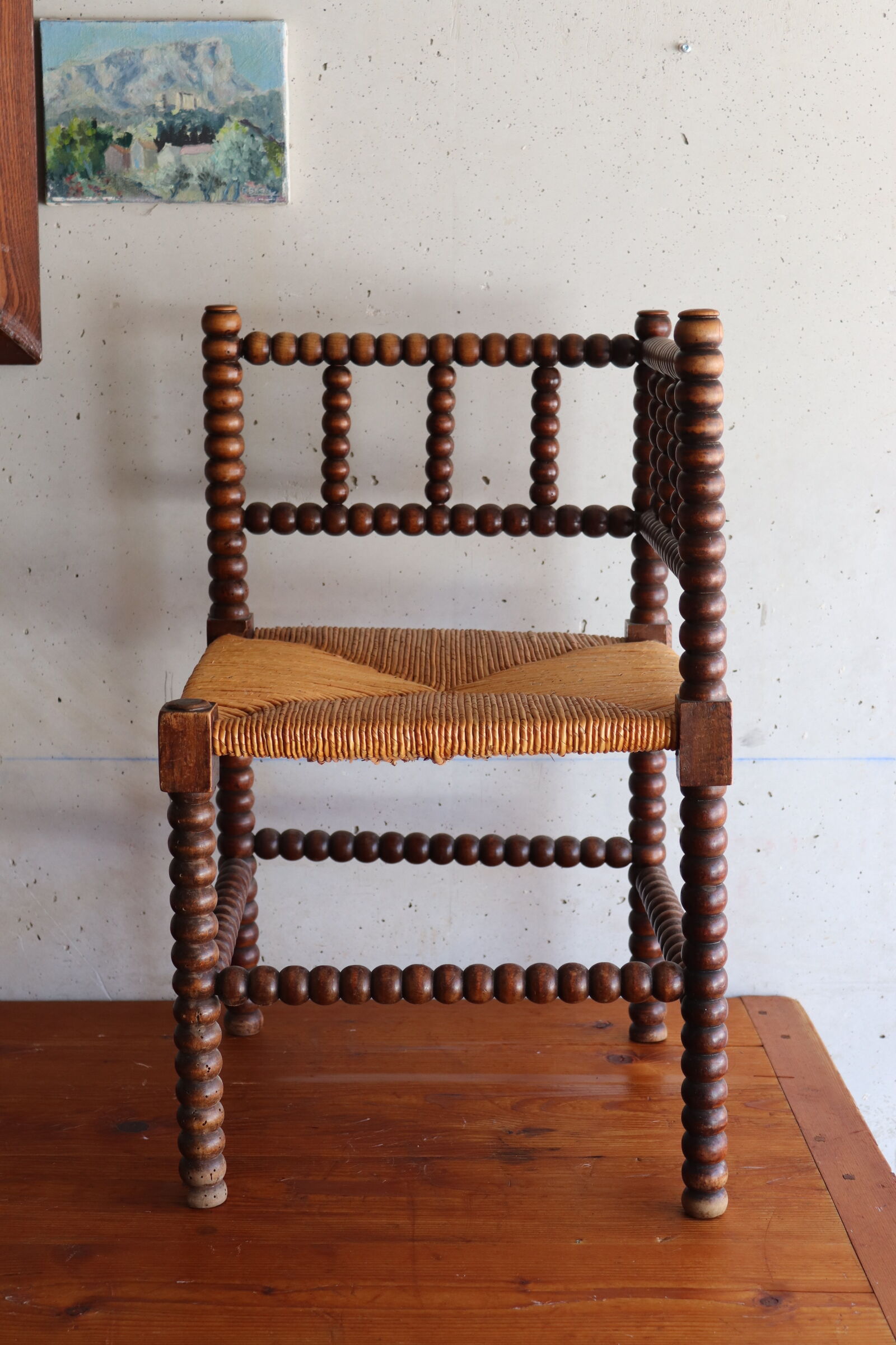 Handmade chair fireside