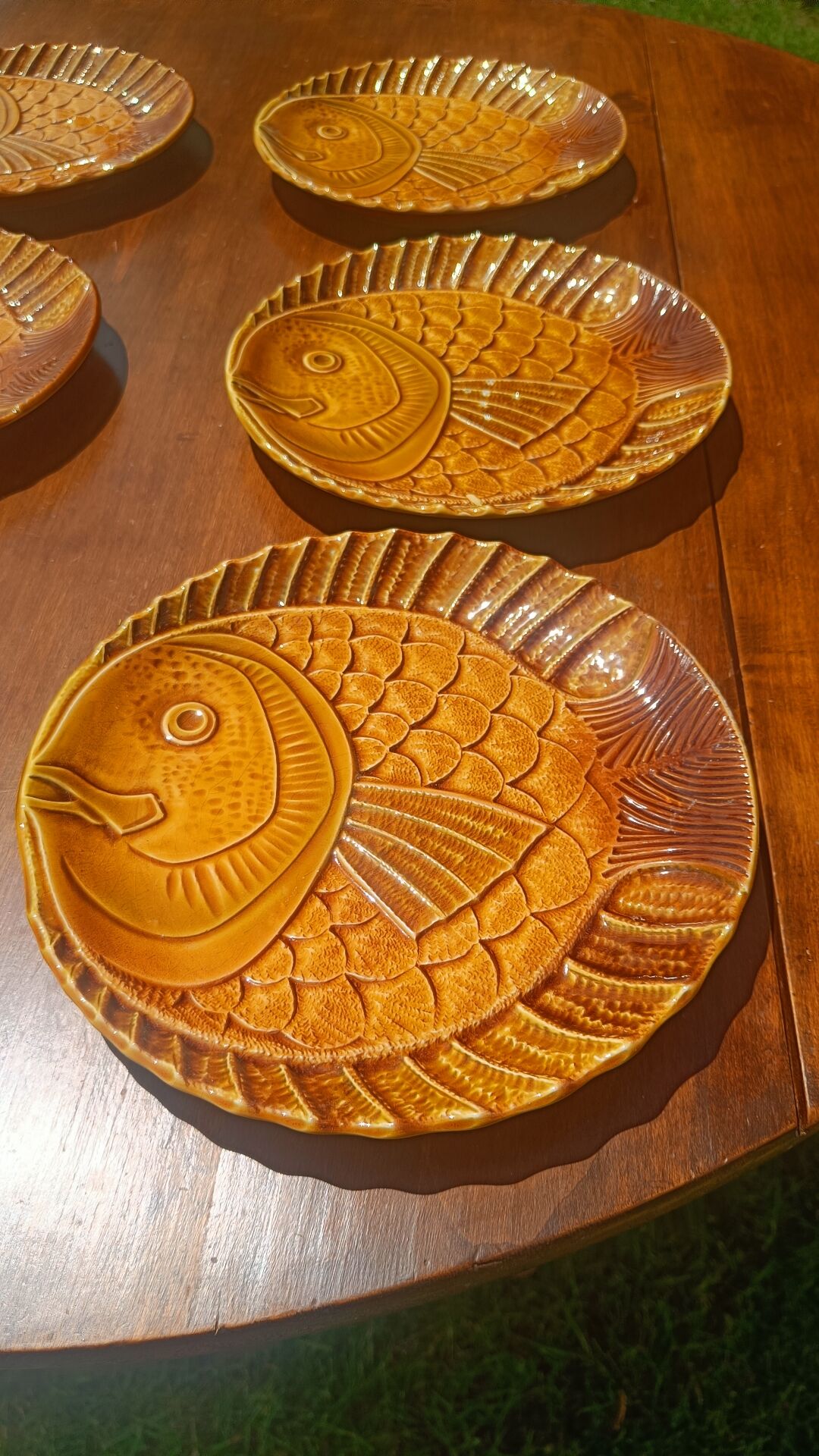Sarreguemines fish plates