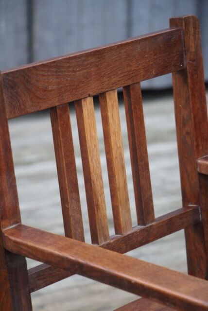 Chair Reconstruction solid oak France 1950