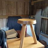 Massue stool, Charlotte Perriand, for Les Arcs 1975