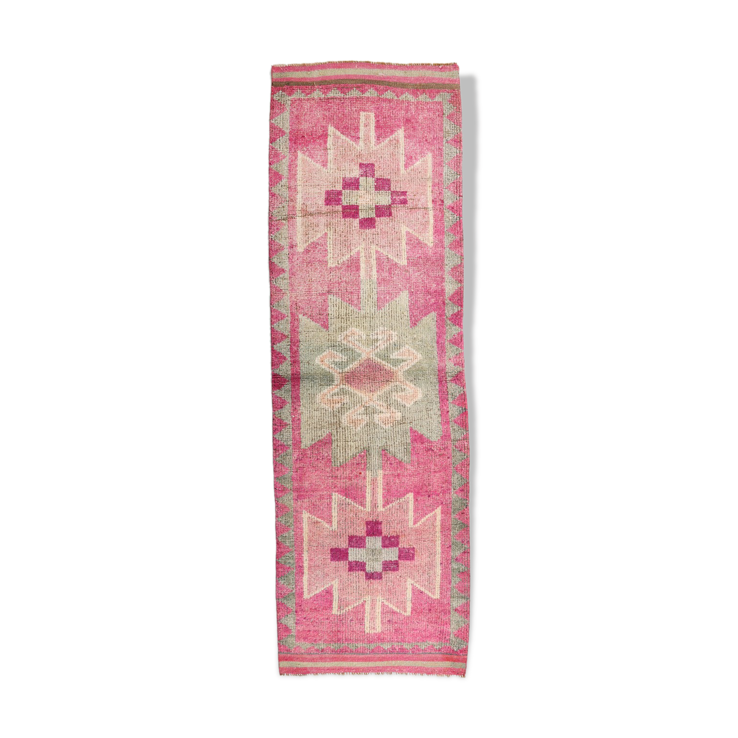 3x10 Turkish Vintage Runner Rug 3.1x9.11 ft