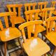 Lot de 12 chaises bistrot vintage