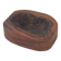 Brutalist wood and bark tray 1970