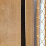 Wooden box and rattan wicker