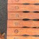 Pair of vintage folding wooden stools from Tyrol mountain