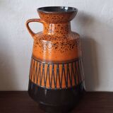 Large vintage Brutalist ceramic floor vase, 1970s