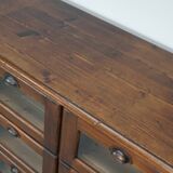 Vintage Dutch Pine Haberdashery Shop Cabinet, Mid-Century