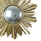 Golden Sun Mirror Sunburst Butler Convex Mirror 37cm
