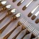 CHRISTOFLE silver-plated metal cutlery set, Printania model