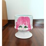 Cache pot vintage porcelaine de l'Aubrac
