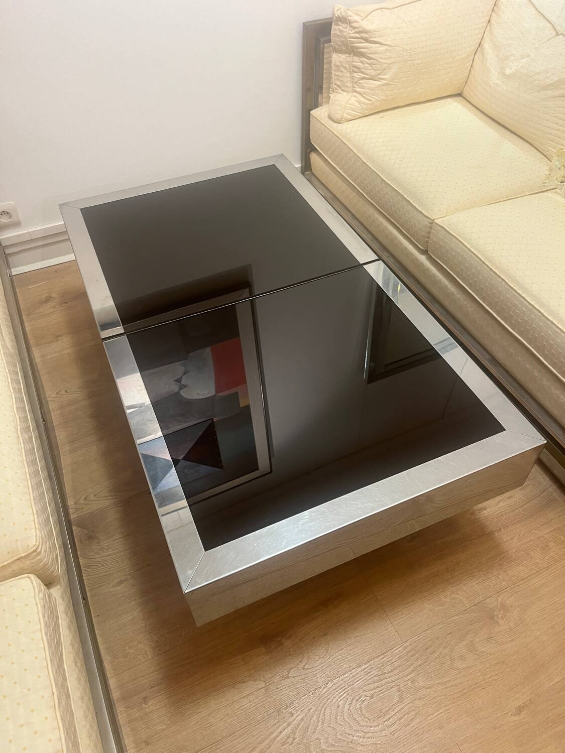 Willy Rizzo style coffee bar table