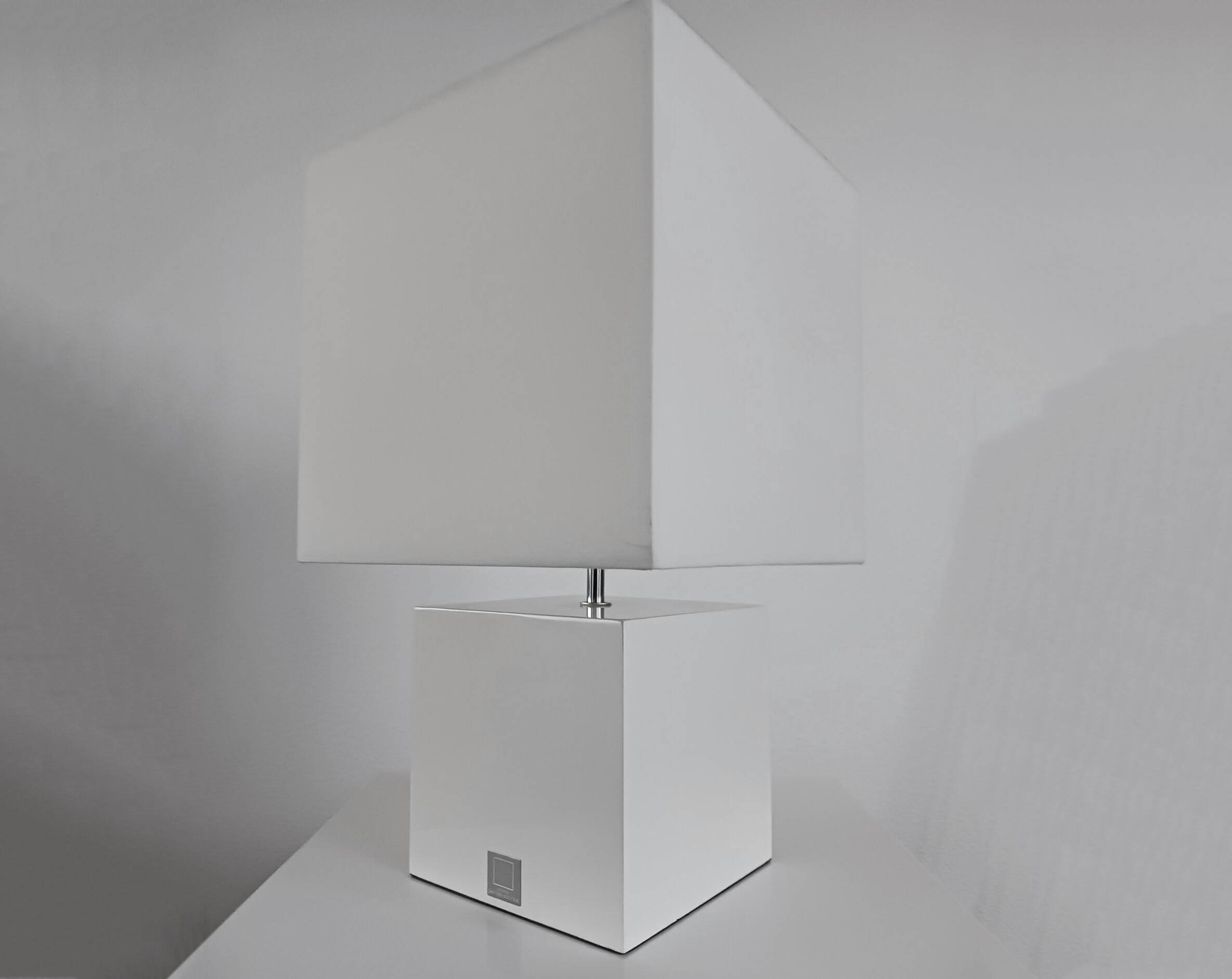 Lampe Moderniste Vintage • Cube • Jan des Bouvrie • 1990