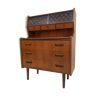Secretary Vintage Danish Design work in teak veneer Cabinet