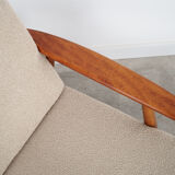 Beech armchair, Danish design, 1970s, production: Denmark