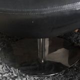 Ikea Tirup Armchairs in Black Leather