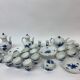 Set of Royal Copenhagen blue flower braided crockery