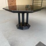 Vintage black lacquered table