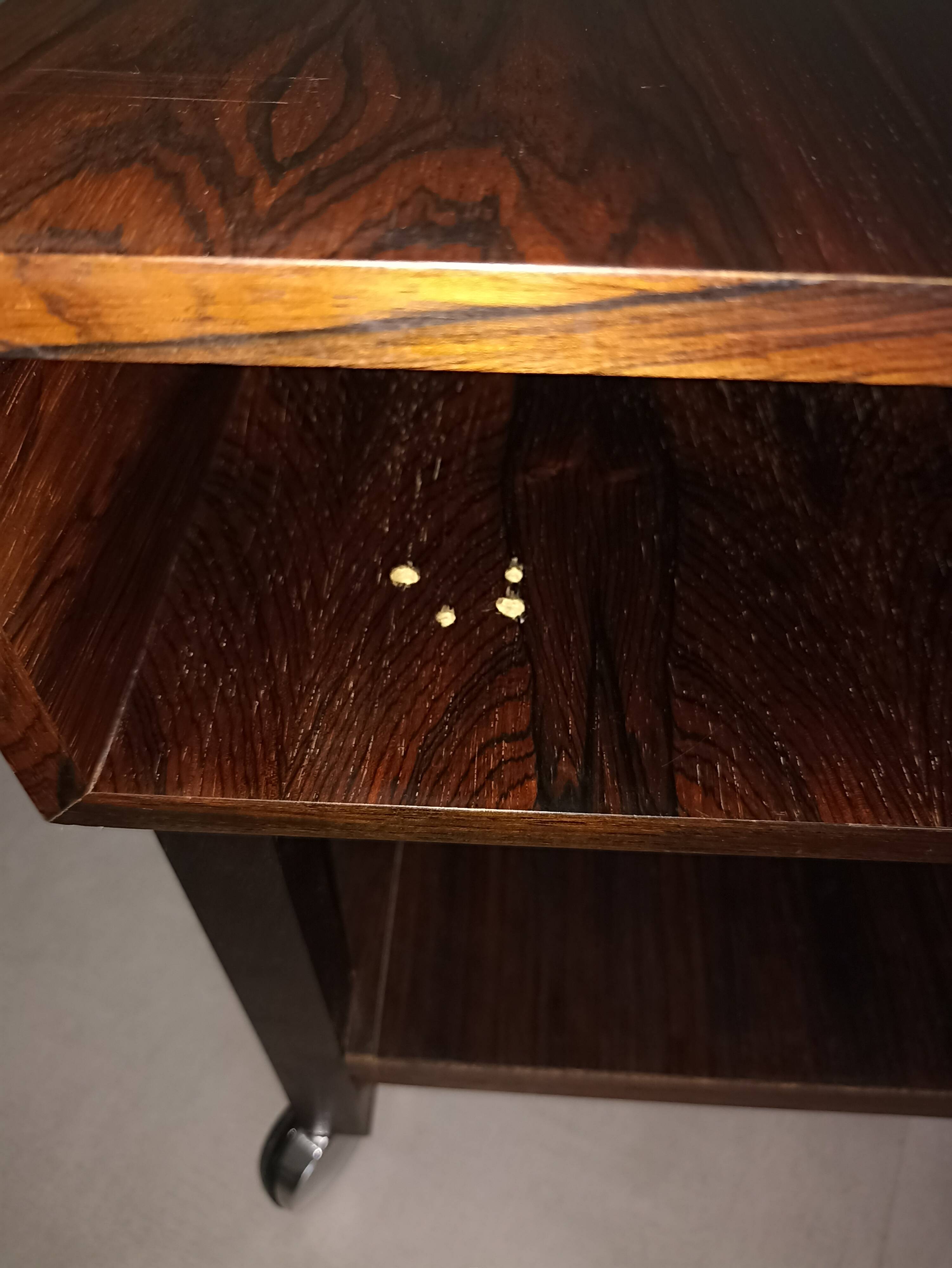 Bruksbo coffee table on casters