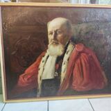 Portrait of the magistrate oil on canvas