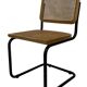 Ensemble de 4 chaises Cesca B32 conçues par Marcel Breuer, cadre noir.