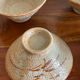 4 bowls in Japanese decoration stoneware