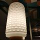 Lustre en bois et opaline République Tchèque 1970
