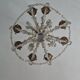 Old large chandelier with baccarat crystal tassels
