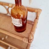 Old rattan shelf