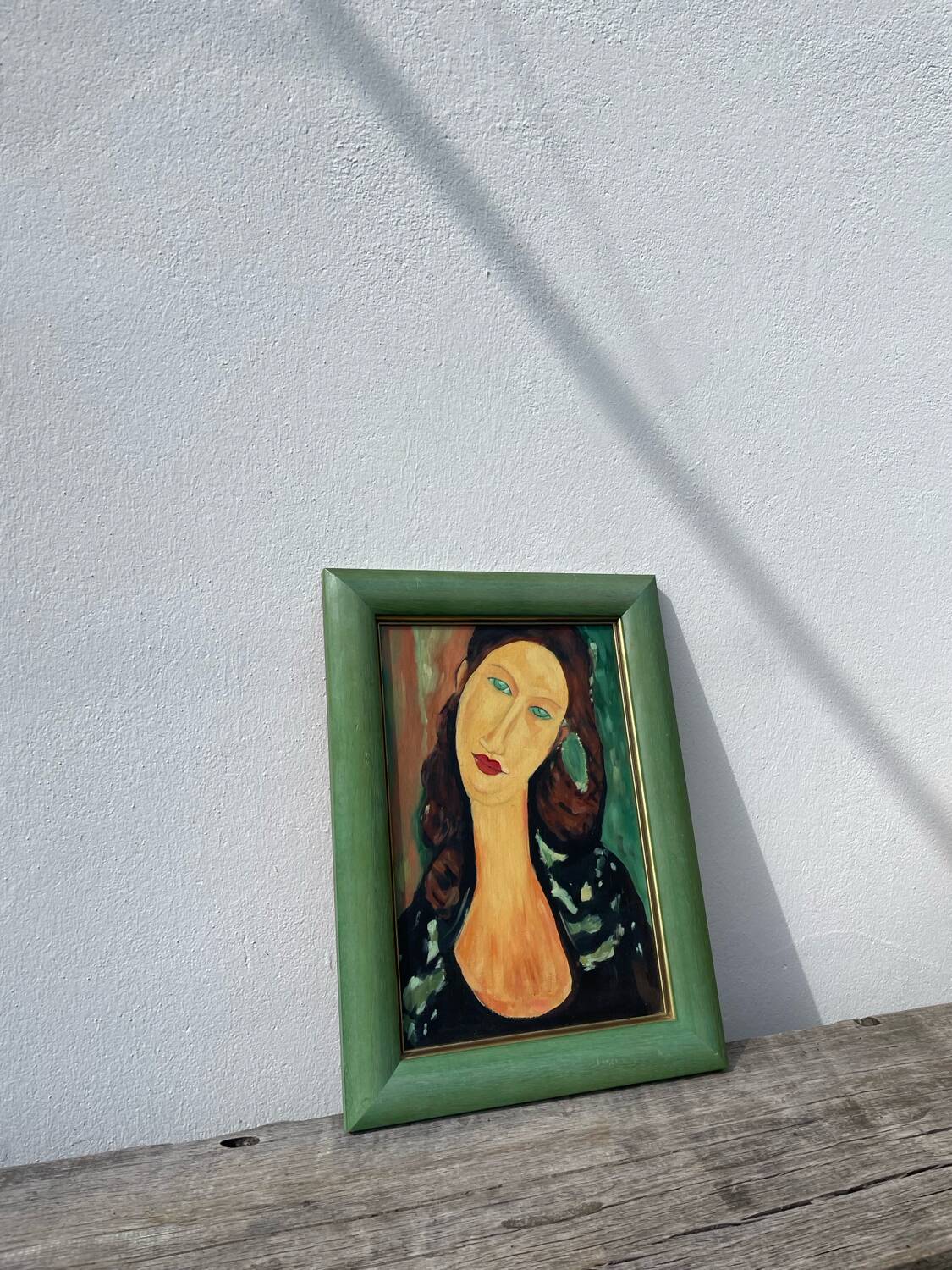 Portrait of a woman in oil