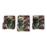 Italian modular sofa (1970) in Freedom Flight velvet – 3-piece