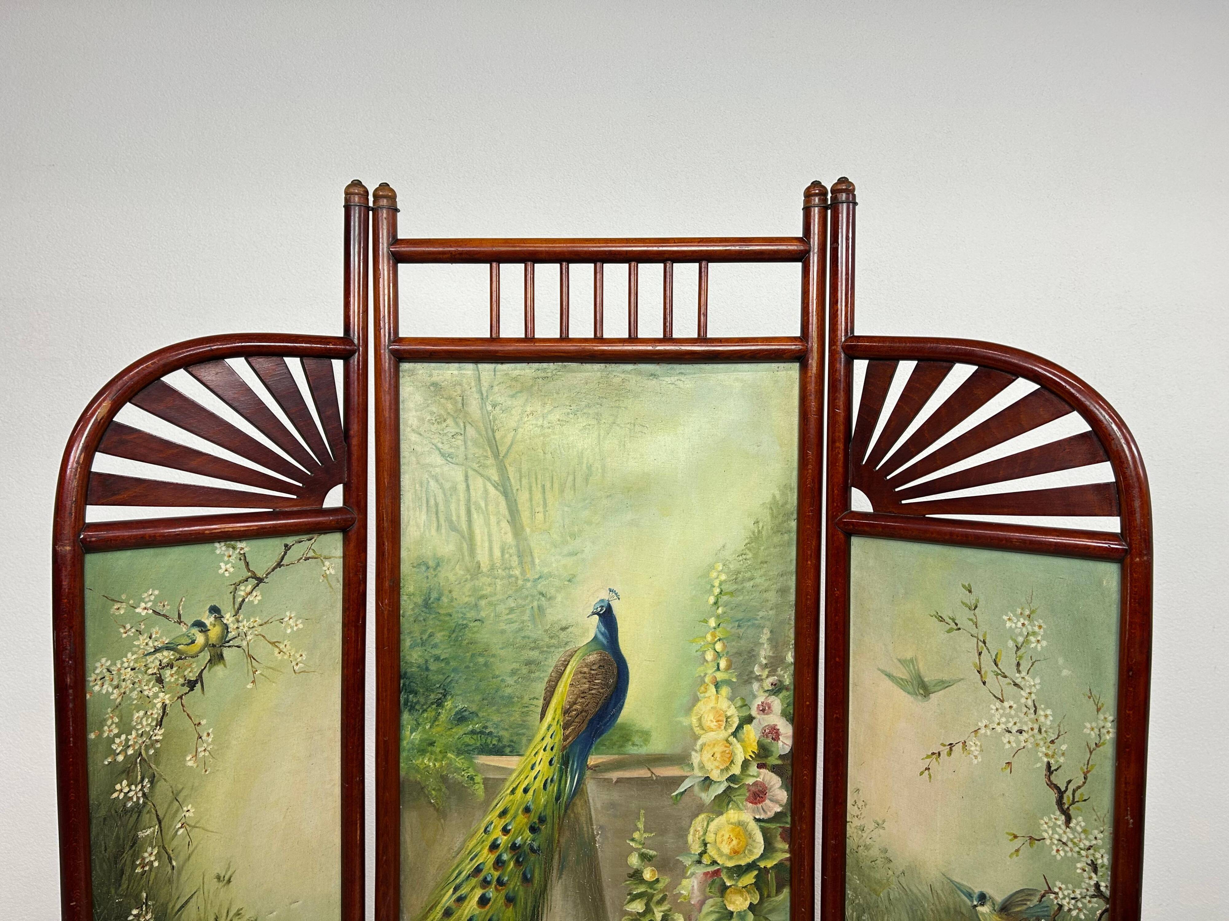Paravent art nouveau no.11306 par Thonet